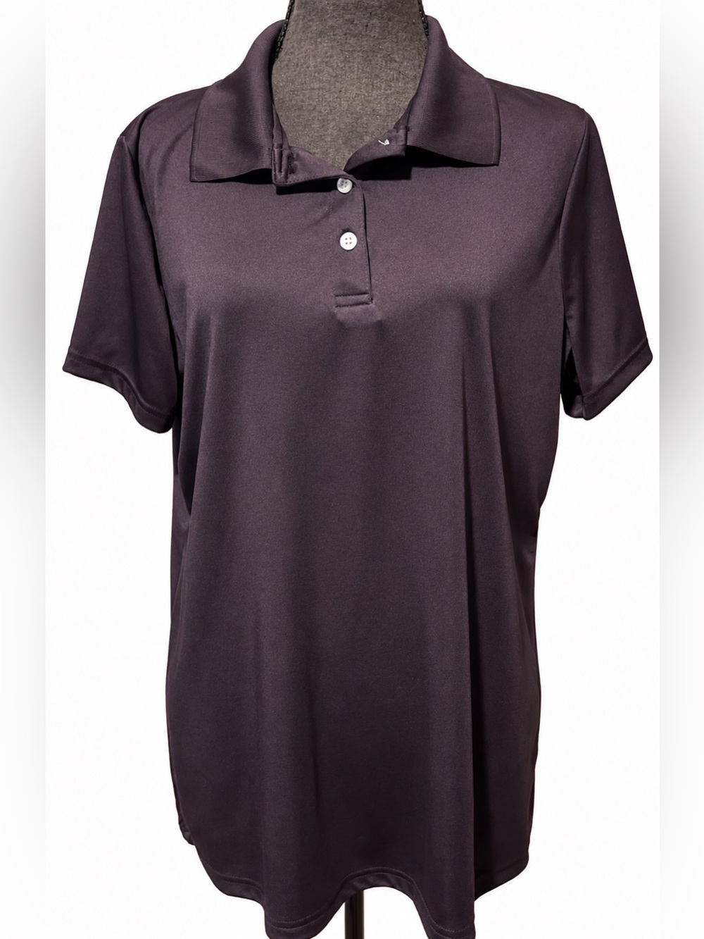 Hanes Cool DRI Black Polo Shirt Size XL Classic Business Preppy Casual